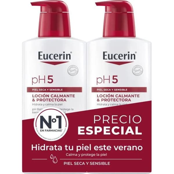 Loción calmante PH5 EUCERIN, pack 2x400 ml - 1 ud - Imagen del producto en Findit