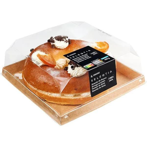 Roscón de nata EROSKI SELEQTIA, 450 g - 1 ud - Imagen del producto en Findit