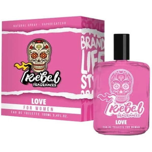 Colonia para mujer Love REBEL, vaporizador 100 ml - 1 ud - Imagen del producto en Findit