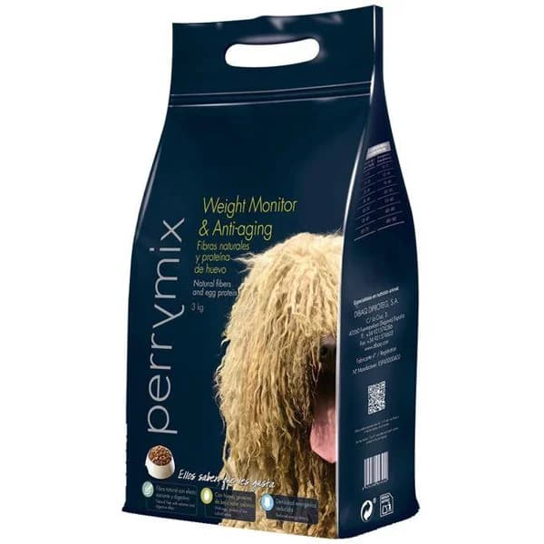 Alimento control peso antienvejecimiento PERRYMIX, saco 3 kg - 1 ud - Imagen del producto en Findit