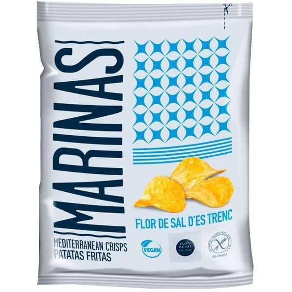 Patatas flor de sal MARINAS, bolsa 35 g - 1 ud - Imagen del producto en Findit