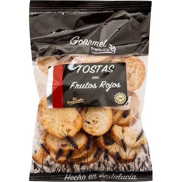 Chapatitas de frutos rojos FRANJUBA, bolsa 100 g - 1 ud - Imagen del producto en Findit