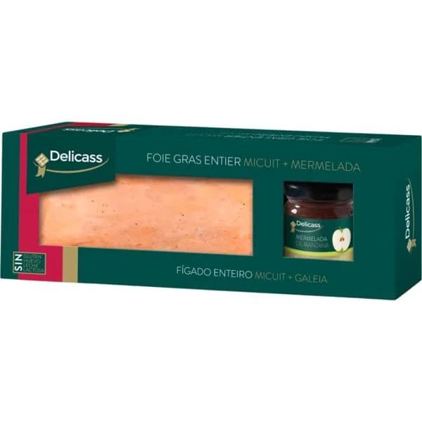 Mi cuit DELICASS, blister 135 g + Confitura - 1 ud - Imagen del producto en Findit