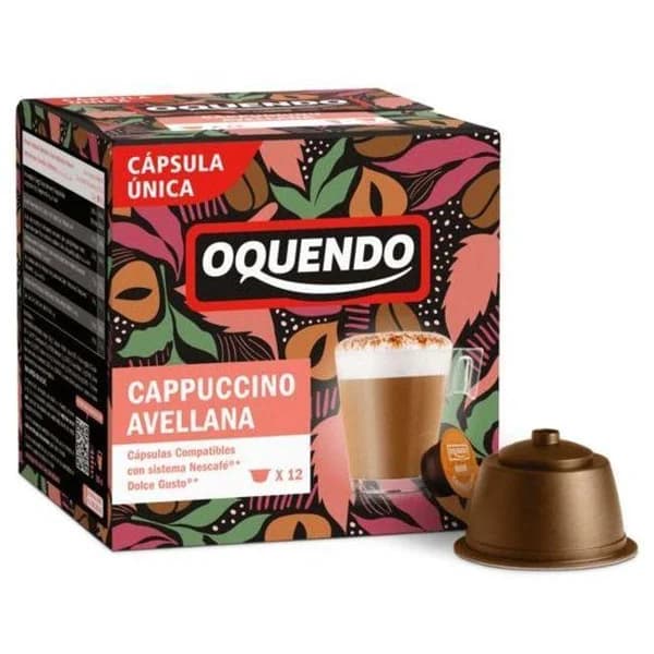 Café de avellana compatible Dolce Gusto OQUENDO, caja 12 uds - 1 ud - Imagen del producto en Findit