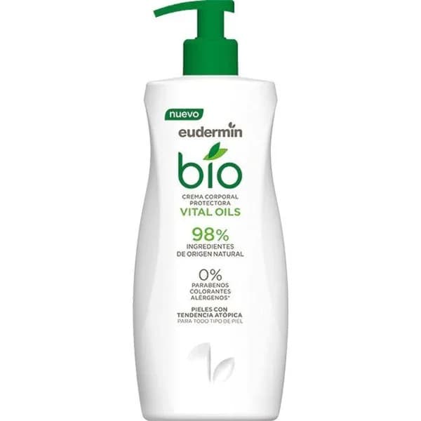 Crema de cuerpo bio EUDERMIN, dosificador 400 ml - 0.4 l - Imagen del producto en Findit