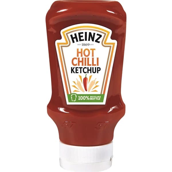 Hot Chilli Ketchup Pet Bocabajo - 0.57 kg - Imagen del producto en Findit