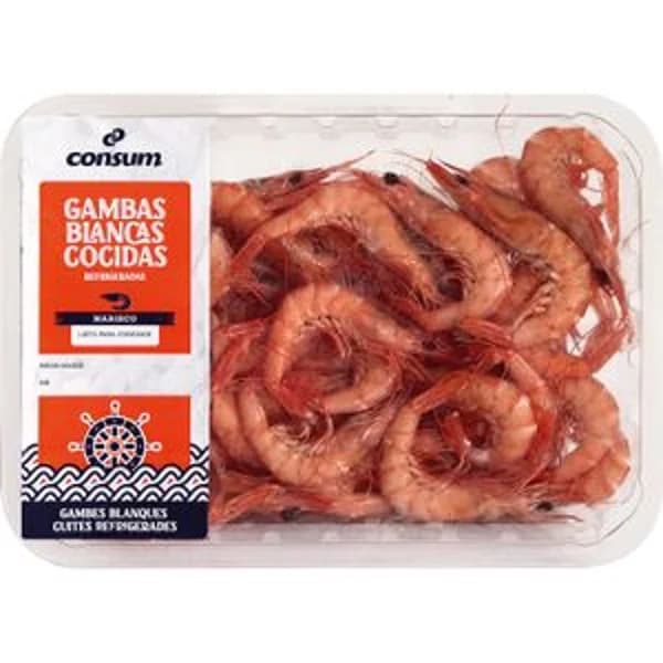 Gamba Blanca Cocida - 0.3 kg - Imagen del producto en Findit