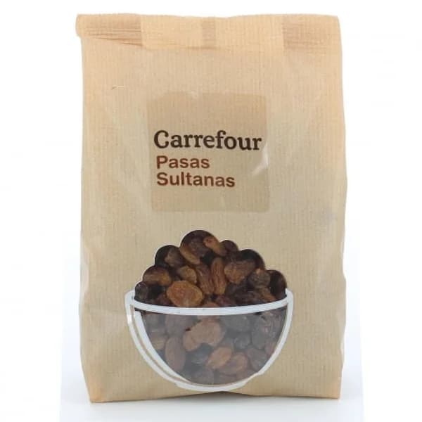 Pasas sultanas Carrefour 350 g. - 0.35 kg - Imagen del producto en Findit