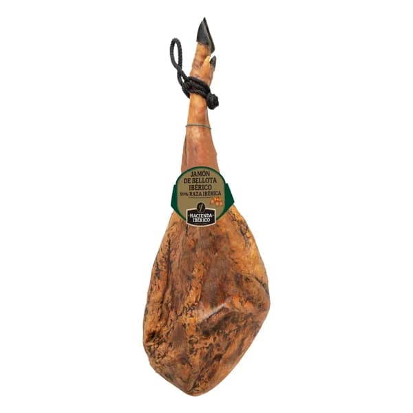 Jamón de bellota ibérico 50% La Hacienda del Ibérico - 1 ud - Imagen del producto en Findit