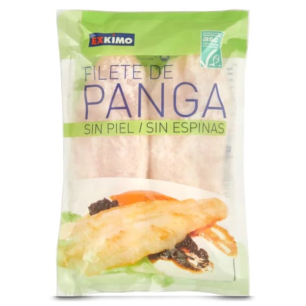 Filete de panga ASC Exkimo bolsa 480 g - 0.48 kg - Imagen del producto en Findit