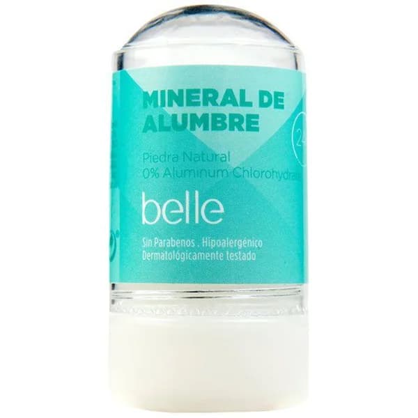 Desodorante piedra de alumbre BELLE, bote 60 g - 1 ud - Imagen del producto en Findit