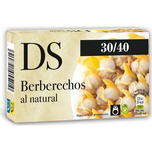 Berberechos Al Natural Grandes 30/40 - 0.06 ud - Imagen del producto en Findit