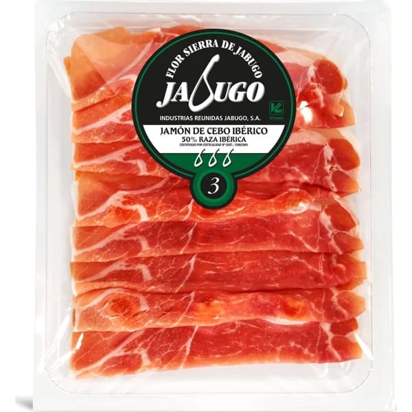 Jamón Cebo Ibérico 50% Lonchas Finas - 1 ud - Imagen del producto en Findit