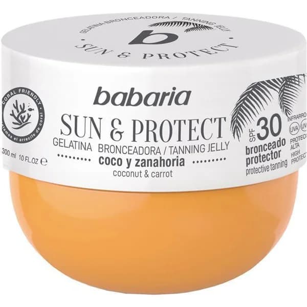 Gelatina bronceadora SPF30 BABARIA, tarro 30 ml - 1 ud - Imagen del producto en Findit