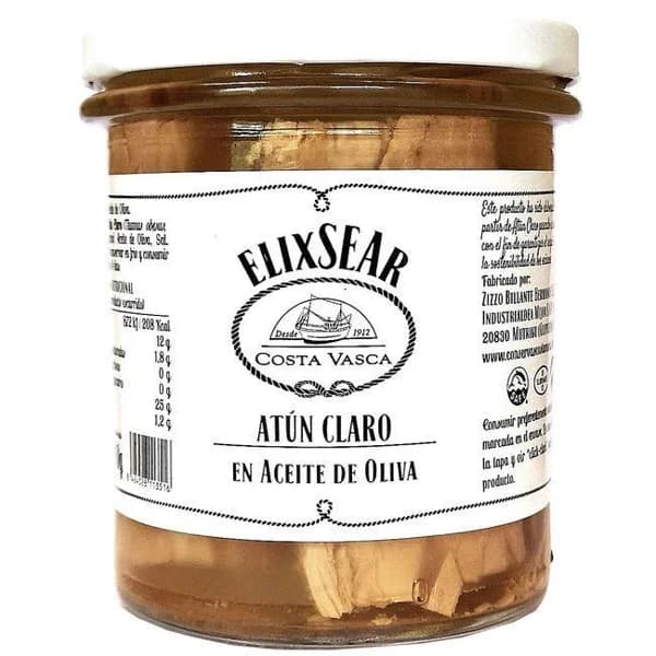 Atún claro en aceite de oliva COSTA VASCA, frasco 320 g - 1 ud - Imagen del producto en Findit