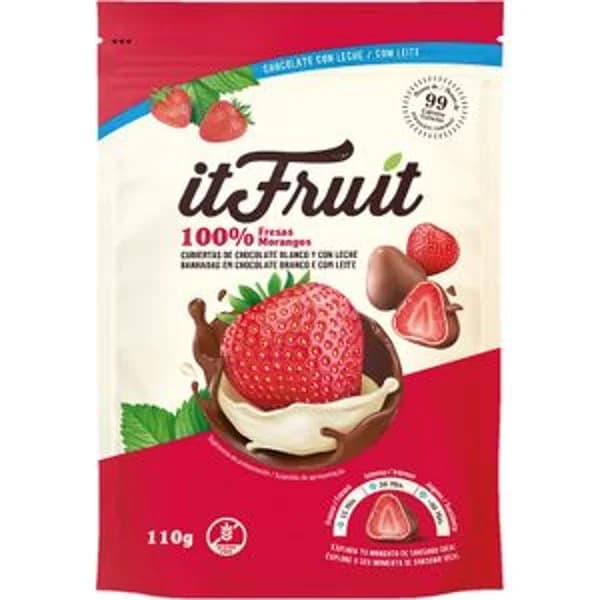 Fresas Cubiertas de Choc.Blanc y Choc Lech - 0.11 kg - Imagen del producto en Findit