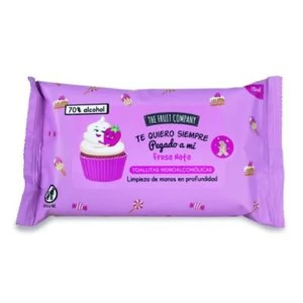 Toallitas hidroalcohólicas Fresa Nata 15unid. - 1 ud - Imagen del producto en Findit