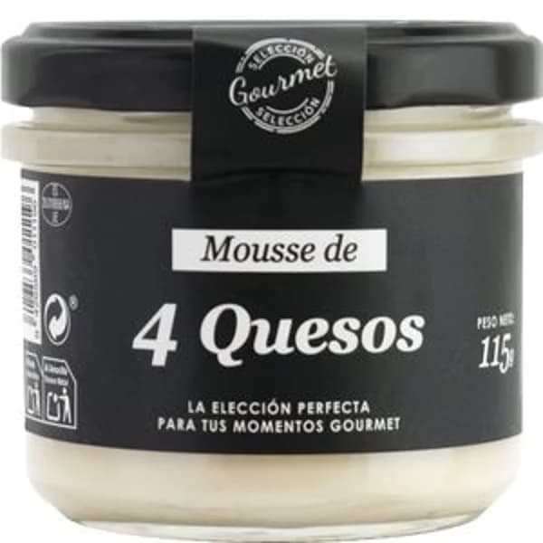 Mousse de 4 quesos 115 g - 0.11 kg - Imagen del producto en Findit