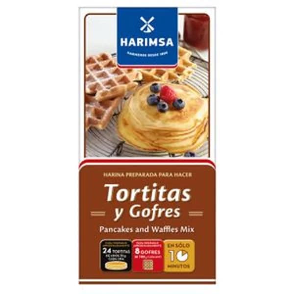 Harina para hacer tortitas y gofres 500 g - 0.5 kg - Imagen del producto en Findit