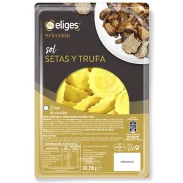 Pasta fresca con setas y trufa 250 g - 0.25 kg - Imagen del producto en Findit