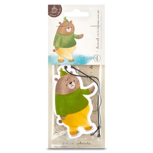 Ambientador para coche choco caliente Aroma home bolsa 1 unidad - 1 ud - Imagen del producto en Findit