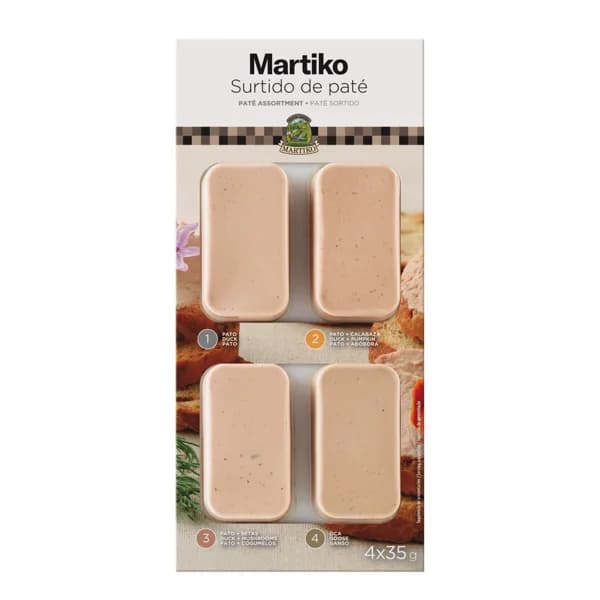 Tabla de Patés 4 x 35G - 0.14 kg - Imagen del producto en Findit