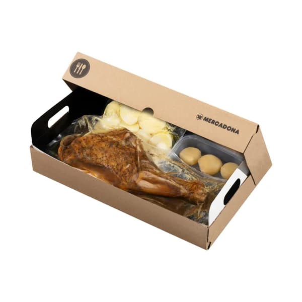 Paletilla de cordero lechal Listo para Comer con patatas panaderas y cebolla confitada  1-2 personas - 1 ud - Imagen del producto en Findit