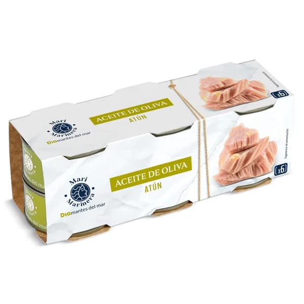 Atún en aceite de oliva Mari Marinera de Dia lata 6 x 52 g - 0.31 kg - Imagen del producto en Findit