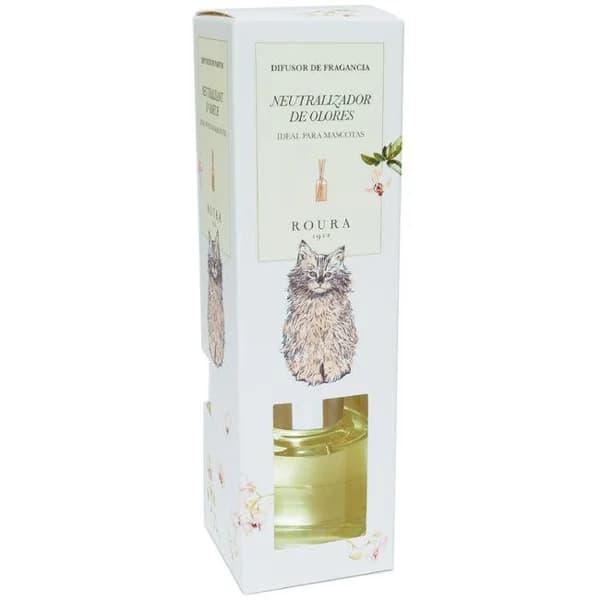 Mikado perfume para gato ROURA, pack 1 ud. - 1 ud - Imagen del producto en Findit