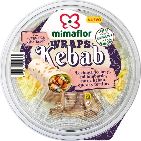 Enrollado Kebab Mimaflor - 1 ud - Imagen del producto en Findit