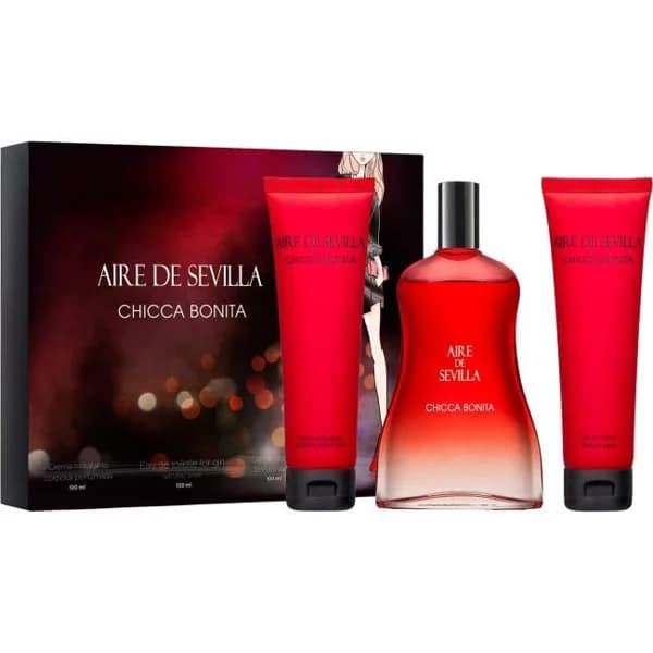 Colonia Chicca Bonita +Gel + Loción AIRE DE SEVILLA, pack 1 ud - 1 ud - Imagen del producto en Findit
