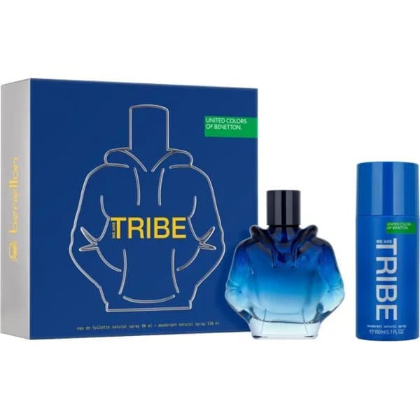 Set para hombre Tribe Colonia y Desodorante BENETTON, pack 1 ud - 1 ud - Imagen del producto en Findit