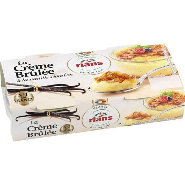 Crema Brulée RIANS, pack 2x100 g - 1 ud - Imagen del producto en Findit