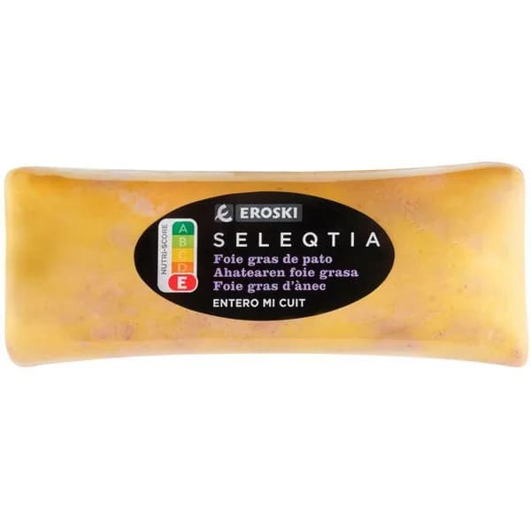 Foie de pato EROSKI SELEQTIA, blister 200 g - 1 ud - Imagen del producto en Findit