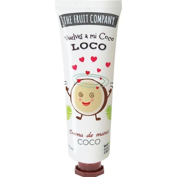 Crema de manos olor a coco THE FRUIT COMPANY, tubo 50 ml - 1 ud - Imagen del producto en Findit