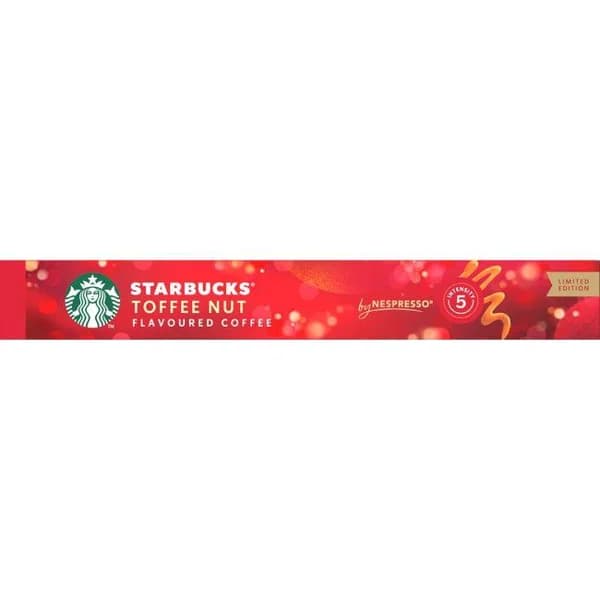 Café toffee nut compatible Nespresso STARBUCKS, caja 10 uds - 1 ud - Imagen del producto en Findit