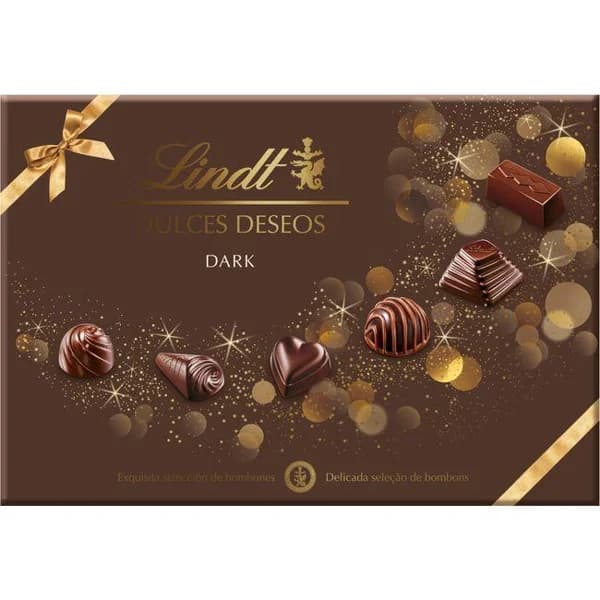 Bombón Dulces Deseos dark LINDT, caja 337 g - 1 ud - Imagen del producto en Findit