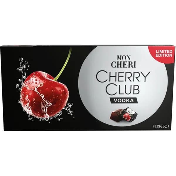 Bombón sabor vodka T15 MON CHERI, caja 157 g - 1 ud - Imagen del producto en Findit