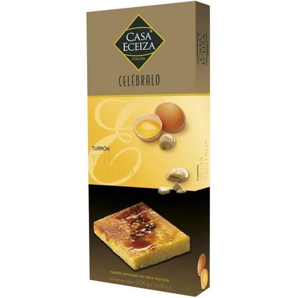 Turrón de yema tostada CASA ECEIZA, caja 200 g - 1 ud - Imagen del producto en Findit