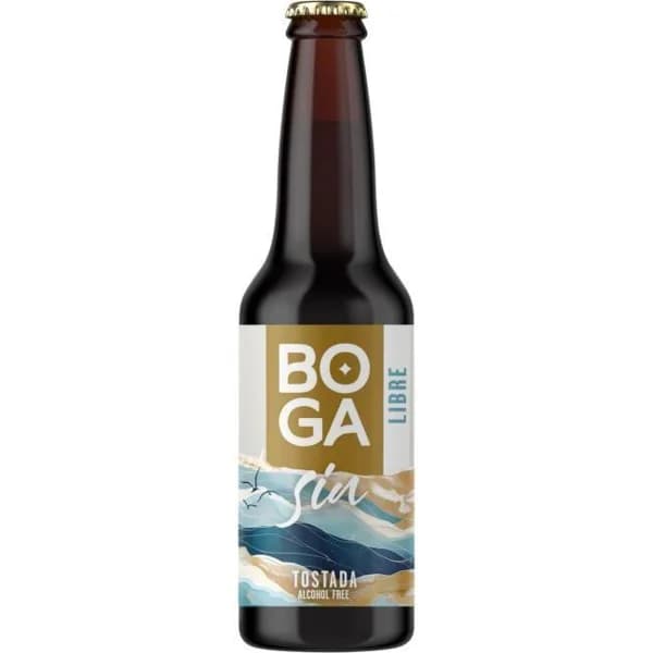 Cerveza libre alcohol free pale ale BOGA, botellín 33 cl - 1 ud - Imagen del producto en Findit