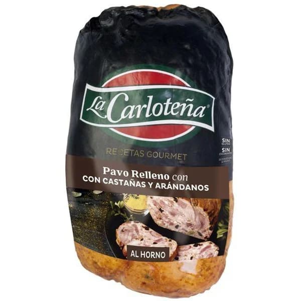 Pavo al horno relleno LA CARLOTEÑA, al corte, compra mínima 100 g - 1 ud - Imagen del producto en Findit