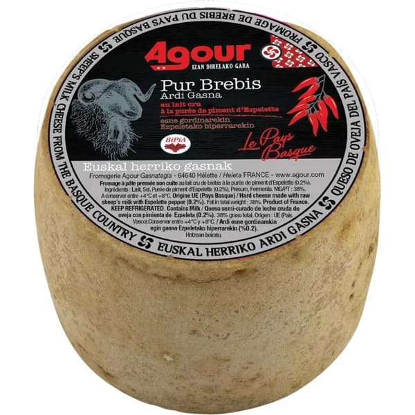 Queso petit de oveja con pimiento AGOUR, al corte, compra mínima 100 g - 1 ud - Imagen del producto en Findit