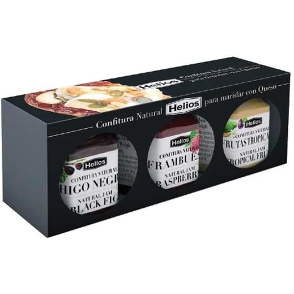 Confitura natural para maridar quesos HELIOS, pack 3x45 g - 1 ud - Imagen del producto en Findit