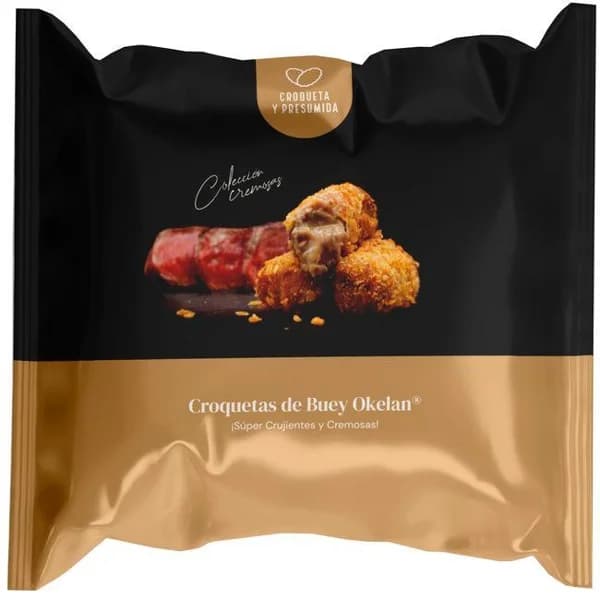 Mini croqueta de buey CROQUETA Y PRESUMIDA, bolsa 400 g - 1 ud - Imagen del producto en Findit