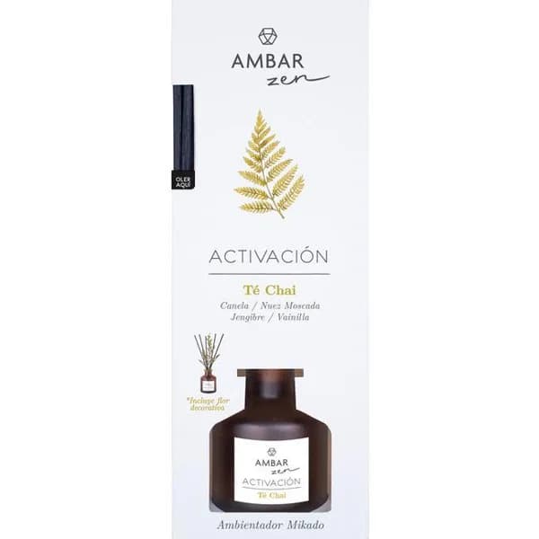 Ambientador mikado té chai AMBAR ZEN, pack 40 ml - 0.04 l - Imagen del producto en Findit