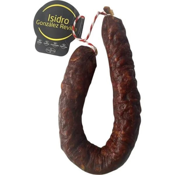 Chorizo ibérico extra picante ISIDRO GONZALEZ, sarta 400 g - 1 ud - Imagen del producto en Findit