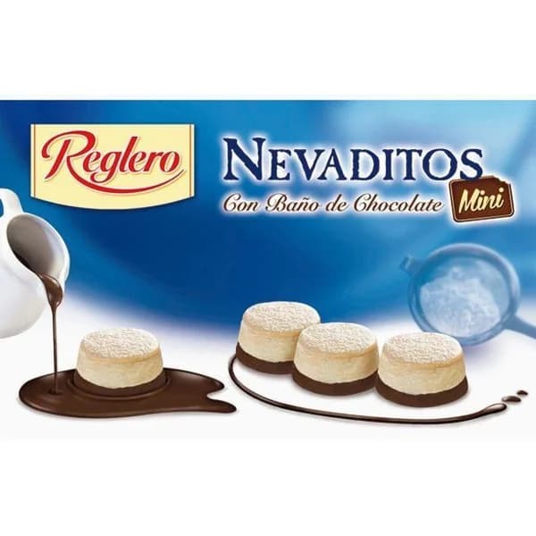 Nevaditos con baño de chocolate mini REGLERO, caja 220 g - 1 ud - Imagen del producto en Findit
