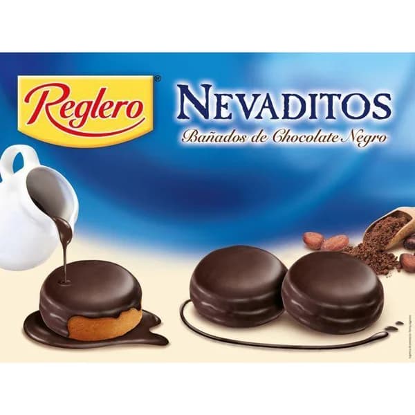 Nevaditos bañados de chocolate negro REGLERO, caja 480 g - 1 ud - Imagen del producto en Findit