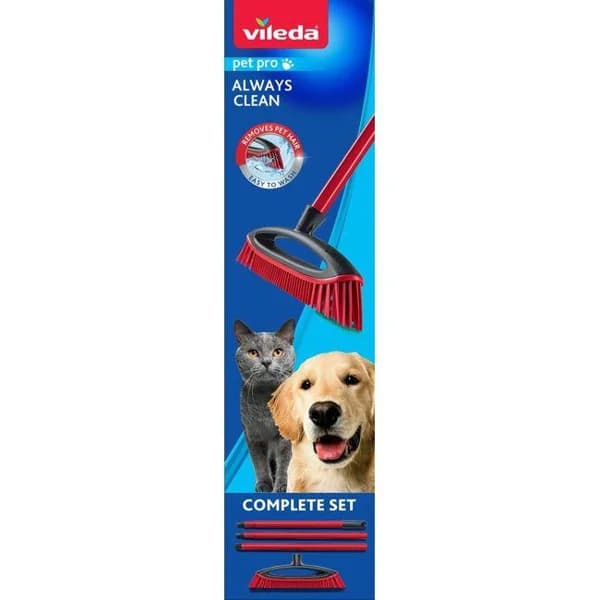 Cepillo con palo pet pro VILEDA, 1 ud - 1 ud - Imagen del producto en Findit