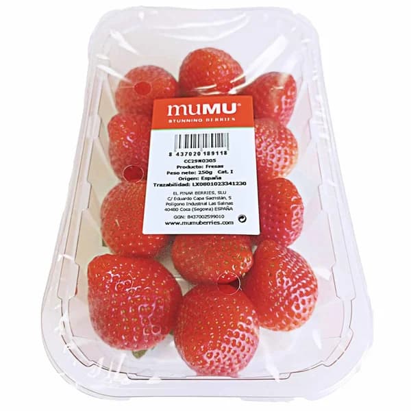 Fresa, bandeja 250 g - 1 ud - Imagen del producto en Findit